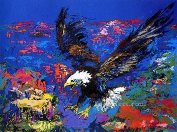花 鳥 Painting - アメリカの白頭ワシの鳥
